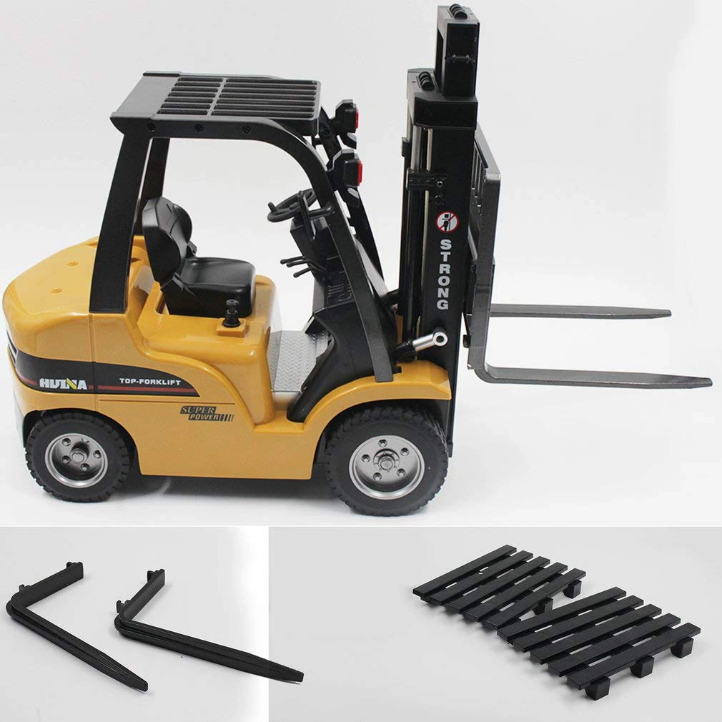 Remote Control Construction Forklift Crane - Action-Packed Fun & Lights!
