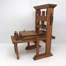 Gutenberg's Legacy: Tiny Printing Press, Huge Impact! Own a Piece of History!
